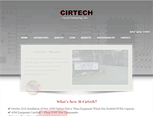 Tablet Screenshot of circuittec.com